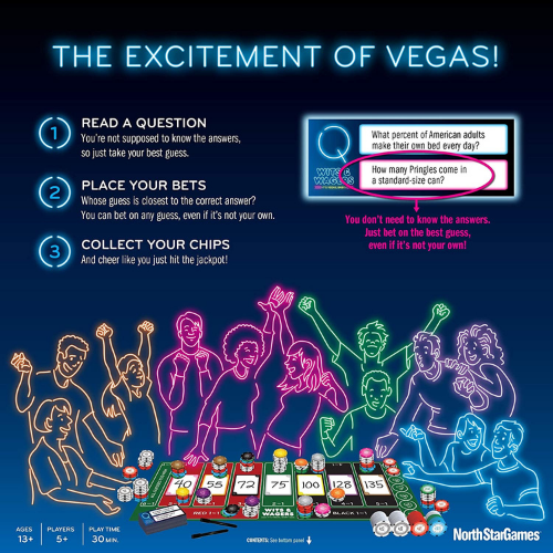 Wits Wagers Board Game Vegas Edition Vegas Locals