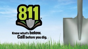 This is an image for the 811 Call Before You Dig Know What's below service 