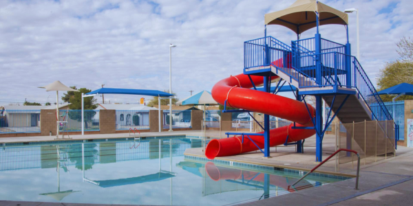 This is the Wells Outdoor Swimming Pool in Henderson Nevada