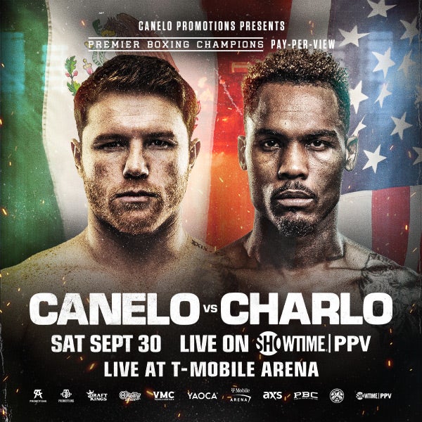 Canelo Alvarez Vs Jermell Charlo At The T Mobile Arena In Las Vegas On ...