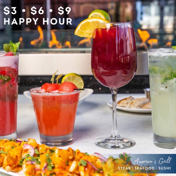 Kona Grill happy hour las vegas