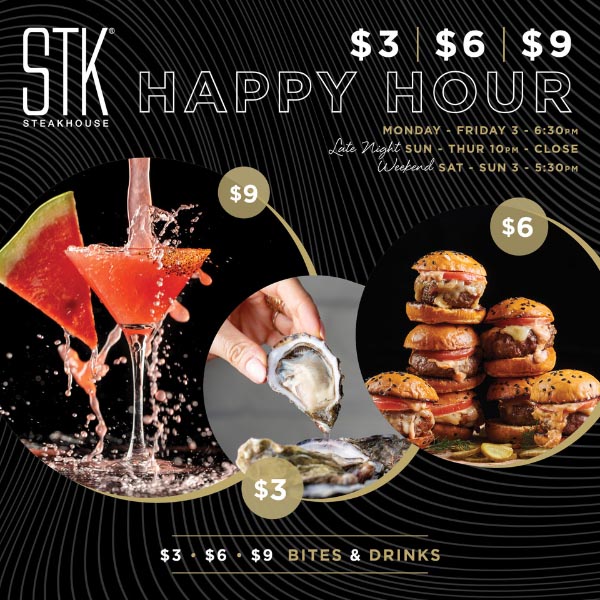 STK Steakhouse happy hour las vegas