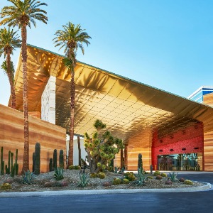 Virgin Hotel entrance Las Vegas