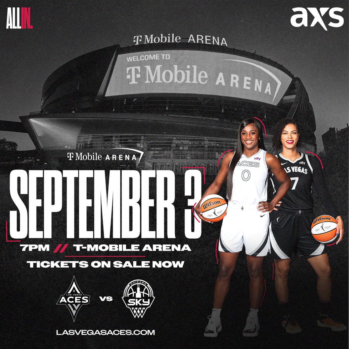 Las Vegas Aces v Chicago Sky Las Vegas Tickets