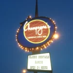 This is the famous sign outside Champagnes Cafe. A legendary Las Vegas dive bar since 1966.