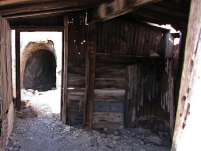 This is the Chloride City Ghost Town in Death Valley CA