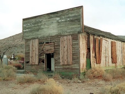 This is the Darwin CA ghost town