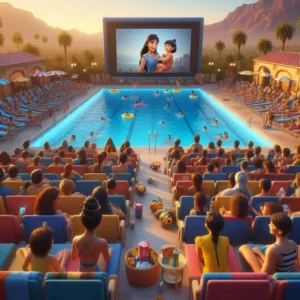 Dive In Movies at Pavilion Center Pool in Las Vegas