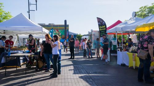 This is the Downtown Henderson Water Street Farmers Market