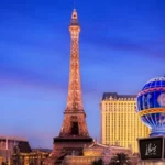 Eiffel Tower Las Vegas Paris Hotel Viewing Deck outside