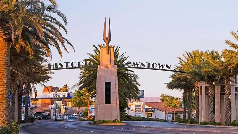 This is the gateway to Historic Downtown Boulder City Nevada