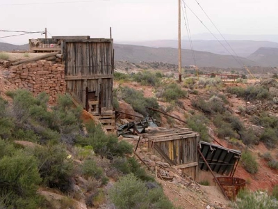 The Silver Reef Ghost Town in Utah