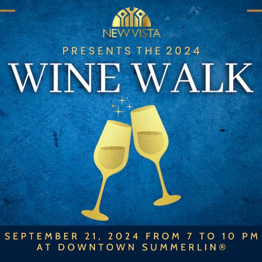 NEW VISTA Wine Walk September 21 at Downtown Summerlin Las Vegas Tickets