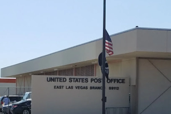 The US Post Office at 4948 S Mountain Vista Las Vegas NV 89121