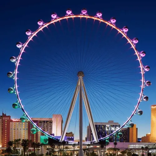 High Roller Observation Wheel at The LINQ-Promenade in Las Vegas