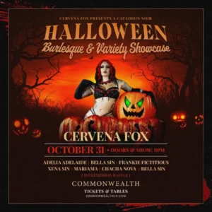 Cervena Fox's Cauldron Noir Halloween burlesque