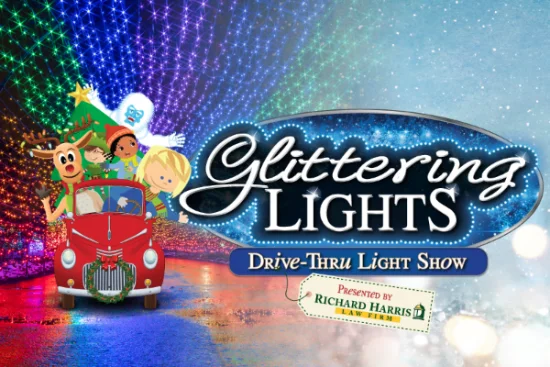 glittering lights christmas holiday drive-through light show display las vegas motor speedway discount savings coupon code