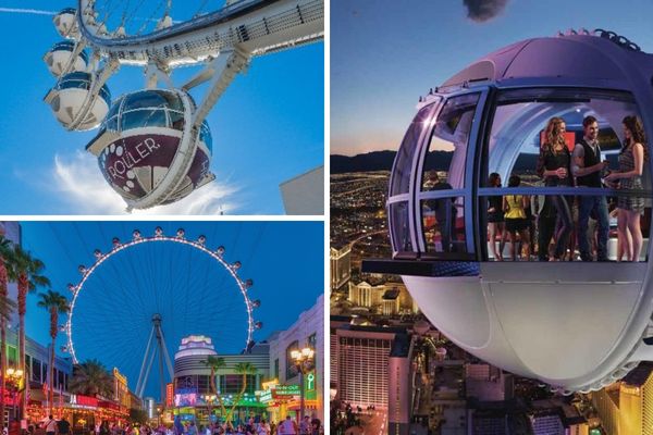 High roller at The LINQ Las Vegas Observation Wheel Tickets