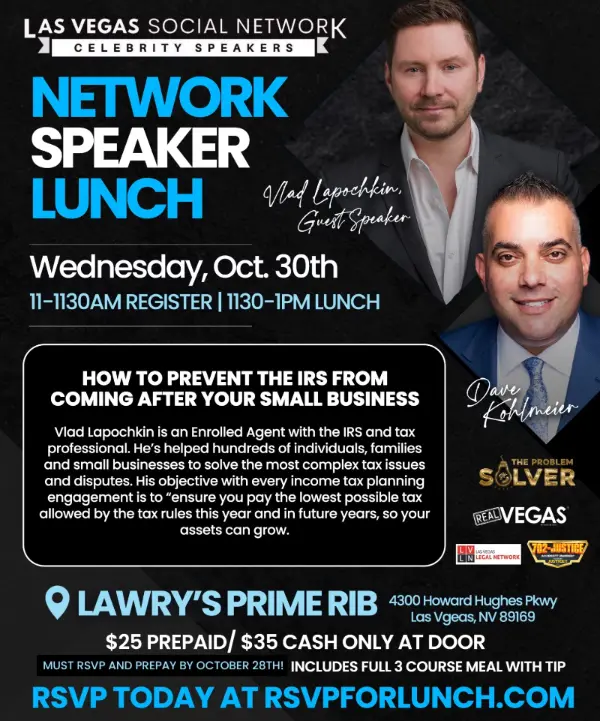 Las Vegas Social Network Speaker Lunch