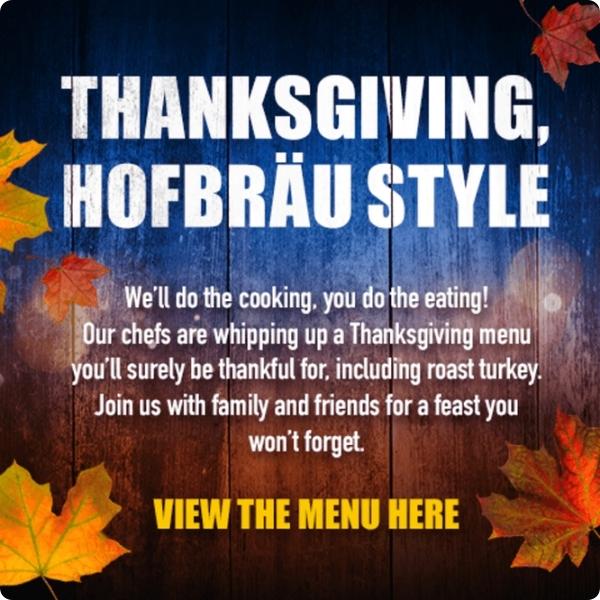 Thaksgiving Hofbrauhaus Las Vegas