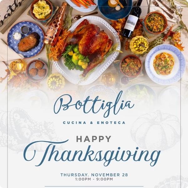 Bottiglia Cucina and Enoteca Las Vegas Thanksgiving Menu