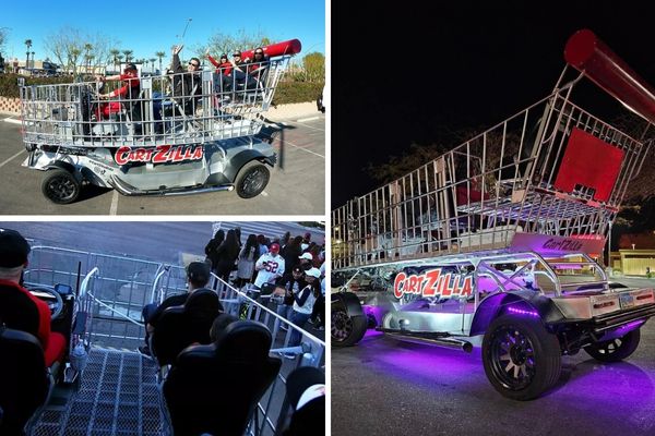 Cartzilla Giant Shopping Cart Ride Las Vegas