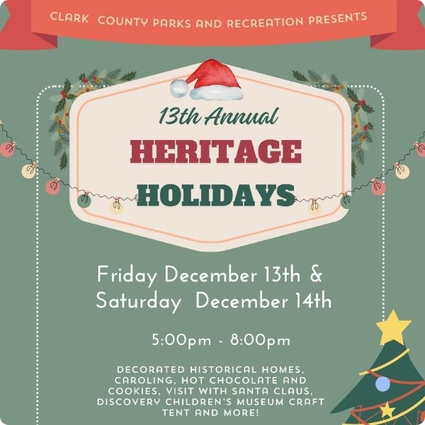 Heritage Holidays at Clark County Museum