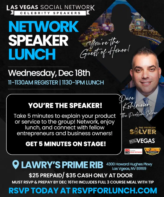 Lawry's Networking Luncheon