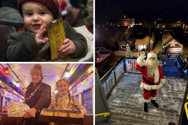 Santa's Reindeer Fly at Nevada Railway