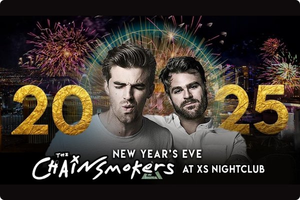 The Chainsmokers NYE Party at XS Nightclub Las Vegas