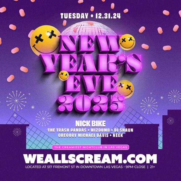 WE ALL SCREAM NYE CELEBRATION