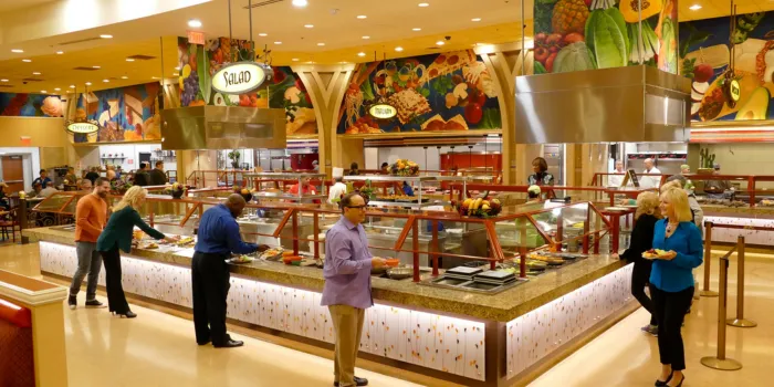 This is a picture of the Garden Buffet at the South Point Hotel in Las Vegas