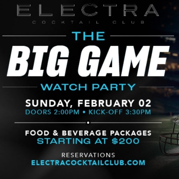 Electra big game party Las Vegas